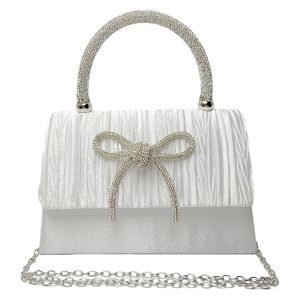 Evening Bag Sparkly Bow Clutch Purses Wedding Glitter Rhinestone Clutch >:(